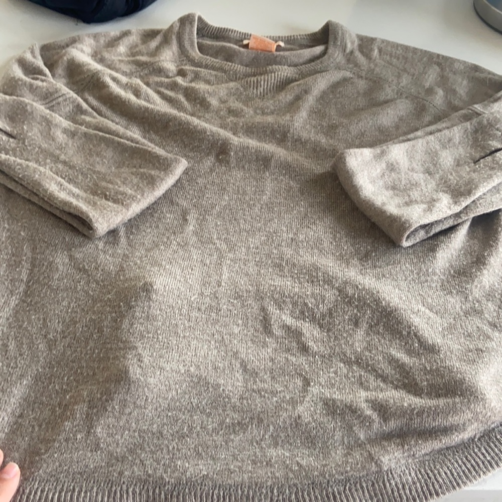 Taupe Sweet Romeo Sweater (100% acrylic)